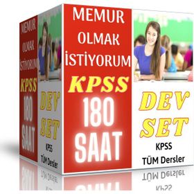 KPSS Memur Olmak İstiyorum Seti Enine Boyuna Eğitim