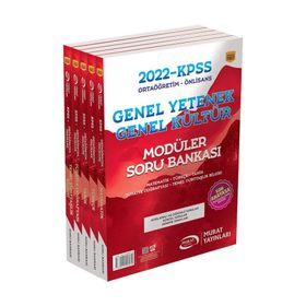 KPSS Modüler Soru Bankası G.Yetenek G.Kültür Ortaöğretim - Ön Lisans Murat Yayınları