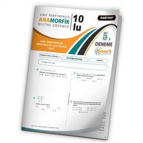 KPSS ÖABT 2023 Sınıf Öğretmenliği Türkiye Geneli Dijital Çözümlü Deneme 10/5. Kitapçık - Anamorfik Yayınları