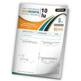 KPSS ÖABT 2023 Sınıf Öğretmenliği Türkiye Geneli Dijital Çözümlü Deneme 10/5. Kitapçık - Anamorfik Yayınları