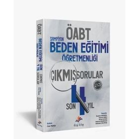 KPSS ÖABT Beden Eğitimi Orijinal Son 4 Yıl Çözümlü Çıkmış Sınav Soruları Dizgi Kitap