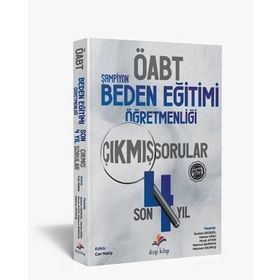 KPSS ÖABT Beden Eğitimi Orijinal Son 4 Yıl Çözümlü Çıkmış Sınav Soruları Dizgi Kitap