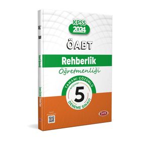 KPSS ÖABT Rehberlik Öğretmenliği Tamamı Çözümlü 5 Deneme Sınavı - Data Yayınları