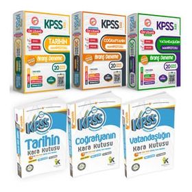 Kpss Ön Lisans Tarih Coğrafya Vatandaşlık Kara Kutu Soru Bankası Seti ve Manifesto Branş Deneme Set