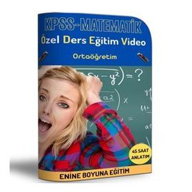 KPSS Ortaöğretim Matematik Video Eğitim Seti Enine Boyuna Eğitim
