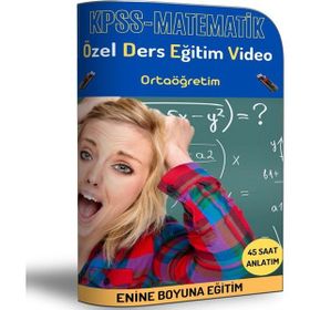 KPSS Ortaöğretim Matematik Video Eğitim Seti Enine Boyuna Eğitim