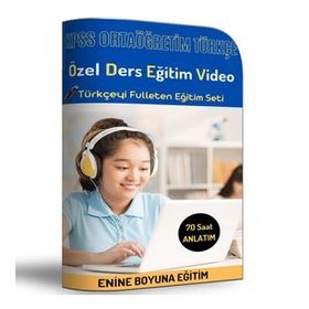 KPSS Ortaöğretim Türkçe Özel Ders Eğitim Video Seti Enine Boyuna Eğitim