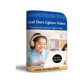 KPSS Ortaöğretim Türkçe Özel Ders Eğitim Video Seti Enine Boyuna Eğitim