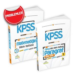 Kpss Paragraf Ve Problemler Kara Kutu Konu Ozetli D. Cozumlu Osym Cikmis Soru Bankasi 2'li Set - İnformal Yayınları
