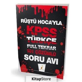 KPSS Rüştü Hocayla Türkçe Soru Avı 101 Çözümlü Soru-Pelikan Yayınları