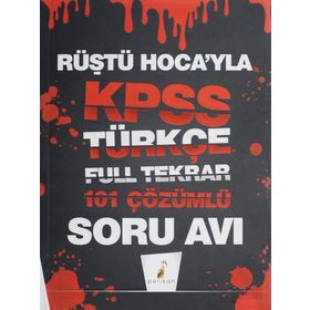 KPSS Rüştü Hocayla Türkçe Soru Avı 101 Çözümlü Soru-Pelikan Yayınları