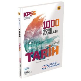 KPSS Tarih 1000 Soru Bankası Murat Yayınları
