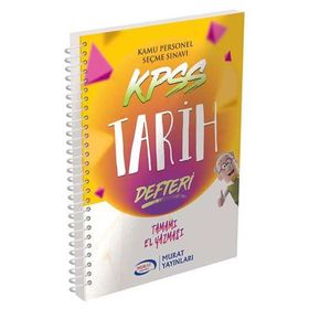 KPSS Tarih Defteri Murat Yayınları