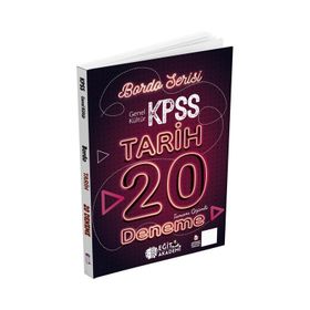 KPSS Tarih Tamamı Çözümlü 20 Bordo Deneme Sinavi Eğit Akademi