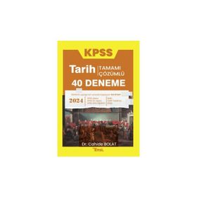 KPSS Tarih Tamamı Çözümlü 40 Deneme - Temsil Kitap