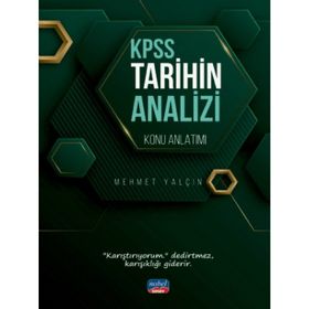 KPSS Tarihin Analizi Konu Anlatımı - Mehmet Yalçın - Nobel Sınav Yayınları