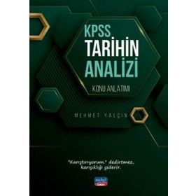 KPSS Tarihin Analizi Konu Anlatımı - Mehmet Yalçın - Nobel Sınav Yayınları