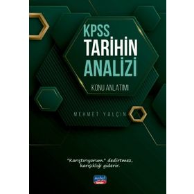 KPSS Tarihin Analizi Konu Anlatımı - Mehmet Yalçın - Nobel Sınav Yayınları