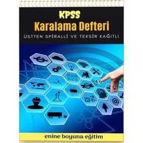 KPSS Teksir Kağıtlı Spiralli Karalama Defteri