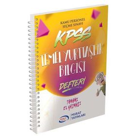 KPSS Temel Yurttaşlık Bilgisi Defteri Murat Yayınları