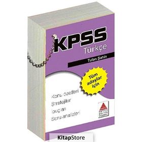 KPSS TÜRKÇE CEP KARTLARI - TUFAN ŞAHİN