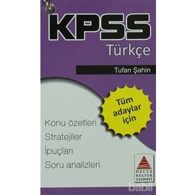 KPSS TÜRKÇE CEP KARTLARI - TUFAN ŞAHİN