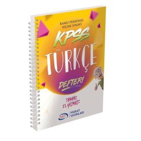 KPSS Türkçe Defteri Murat Yayınları