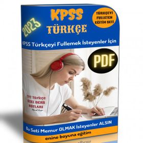 KPSS Türkçe Hazırlık Kitabı 400 Sayfalık PDF Enine Boyuna Eğitim