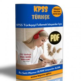KPSS Türkçe Hazırlık Kitabı 400 Sayfalık PDF Enine Boyuna Eğitim
