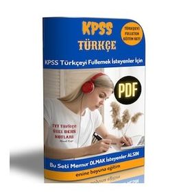 KPSS Türkçe Hazırlık Kitabı 400 Sayfalık PDF Enine Boyuna Eğitim