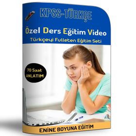 KPSS Türkçe Özel Ders Eğitim Video Seti Enine Boyuna Eğitim