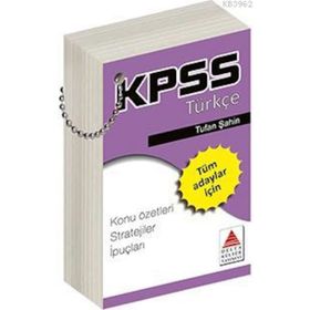KPSS Türkçe Strateji Kartları - Delta Kültür-Eğitim