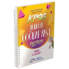 KPSS Türkiye Coğrafyası Defteri Murat Yayınları