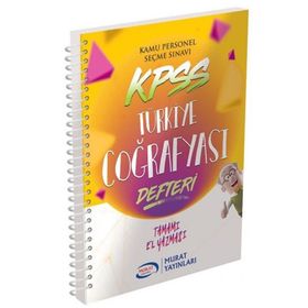 KPSS Türkiye Coğrafyası Defteri Murat Yayınları