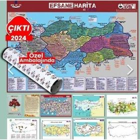 Kpss Tyt Ayt Efsane 10'lu Harita Seti Mehmet Eğit