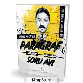 KPSS TYT AYT Rüştü Hocayla Paragraf Soru Avı 101 Soru 101 Çözüm-Pelikan Yayınları