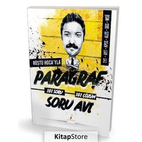 KPSS TYT AYT Rüştü Hocayla Paragraf Soru Avı 101 Soru 101 Çözüm-Pelikan Yayınları