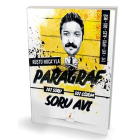 KPSS TYT AYT Rüştü Hocayla Paragraf Soru Avı 101 Soru 101 Çözüm-Pelikan Yayınları