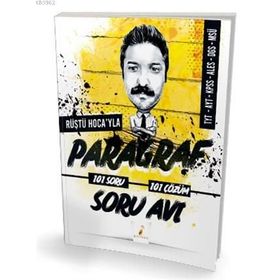 KPSS TYT AYT Rüştü Hocayla Paragraf Soru Avı 101 Soru 101 Çözüm-Pelikan Yayınları
