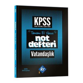 KPSS Vatandaşlık El Yazısı Konu Anlatım Defteri