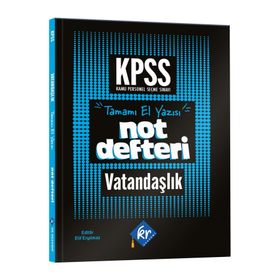 KPSS Vatandaşlık El Yazısı Konu Anlatım Defteri