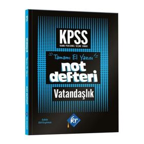 KPSS Vatandaşlık El Yazısı Konu Anlatım Defteri