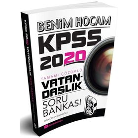 KPSS Vatandaşlık Tamamı Çözümlü Soru Bankası Benim Hocam Yayınları