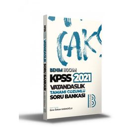 KPSS Vatandaşlık Tamamı Çözümlü Soru Bankası Benim Hocam Yayınları
