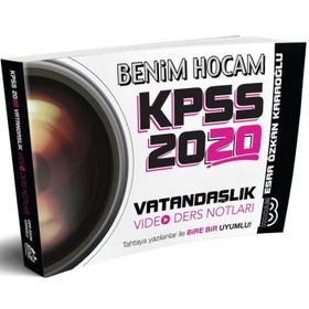 KPSS Vatandaşlık Video Ders Notları Benim Hocam Yayınları