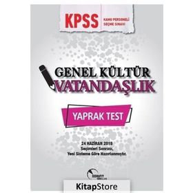 KPSS Vatandaşlık Yaprak Test - Doktrin Yayınları