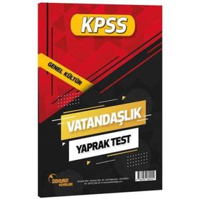 KPSS Vatandaşlık Yaprak Test - Doktrin Yayınları
