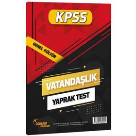 KPSS Vatandaşlık Yaprak Test - Doktrin Yayınları