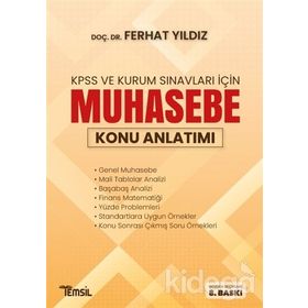 KPSS ve Kurum Sınavları İçin Muhasebe Konu Anlatımı - Ferhat Yıldız