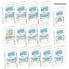 KPSS'nin Kara Kutusu Genel Yetenek-Kültür ALTIN PAKET Set D. Çözümlü Konu Özetli Soru Bankası